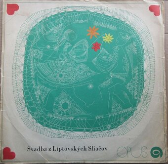 LP vinyl platne - ľudovky. - 2