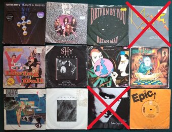 Gramofonové platne SP malé single 7" - 2