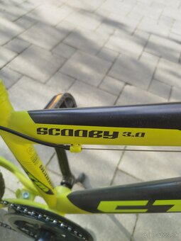 CTM SCOOBY 3.0 20 detský bicykel, matná limetková/čierna - 2