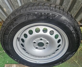 Originálna zimná sada VW - 5x112 r16 + Semperit 205/60 r16 - 2