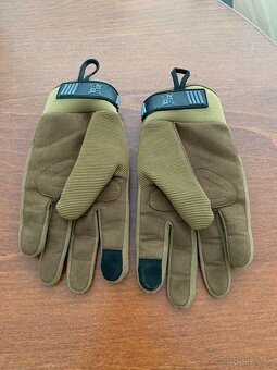 Taktické rukavice Defender II Delta Armory Tan veľ.M - 2
