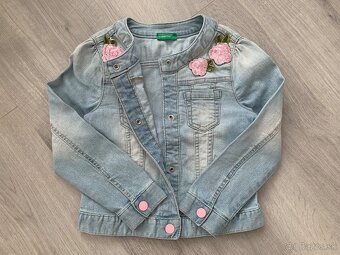 Detská jeansová bunda zn. United Colors of Benetton veľ. 120 - 2