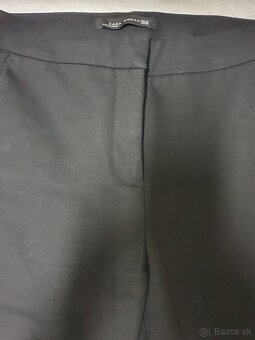 Čierne elegantné nohavice - 2