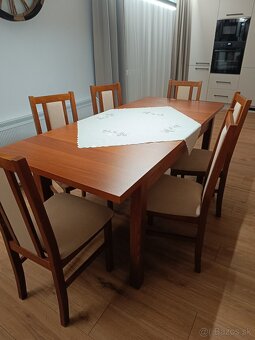 Stôl + 6 stoličky - 2