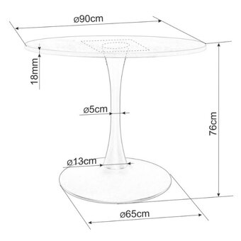 Okrúhly jedálenský stôl - 2