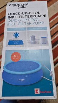 Novy bazen s filtracnym cerpadlom, priemer 240cm - 2