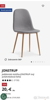 Jedalensky stol so stolickami - 2