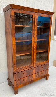 Vitrina / knižnica Biedermeier - 2