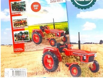 Zetor 4911 1:43 + časopis, posielam po 17.6 - 2