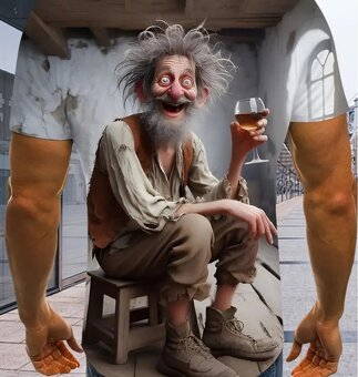 PÁNSKE TRIČKO XXL S 3D POTLAČOU FUNNY DAY - 2