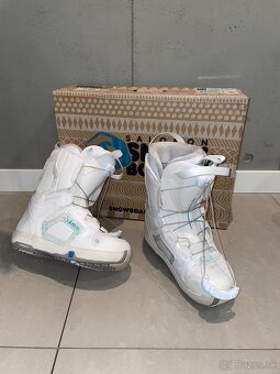 Predám snowboardovú súpravu – snowboard + topánky - 2