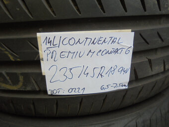Continental PremiumContact 6 235/45 R18 č.14L+z - 2