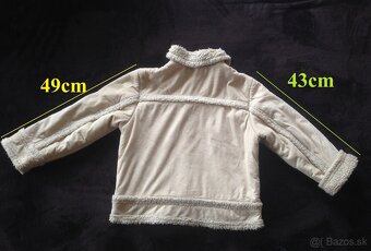 Bunda kožuštekového vzhľadu veľ. 140 - 2