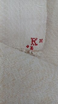 starý ľanový obrus - 2