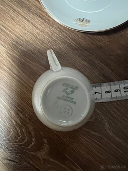 Mokka šálky bielo-zlaté - 2