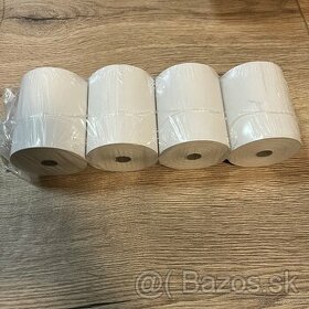 Termo kotúče - pokladničný papier 80mm x 61m a lepiace pásky - 2