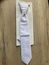 svadobná kravata a vreckovka - 2
