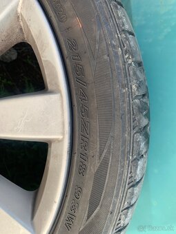 Mitsubishi Lancer 5x114,3 letné 215/45r18 - 2