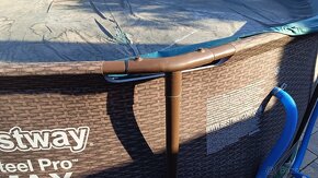 Predám bazén Steel Pro Max Deluxe 3.66 x 0.98 m, Bestway - 2