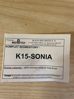 Predám kuchynskú linku K15-SONIA so značky Black Red White - 2