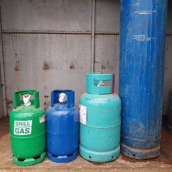 Predám 10kg propán butanové flaše(bomby) plné vhodne ku spor - 2