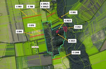 Voľa – 1.500 m2 ORNÁ PÔDA a LESY - 2