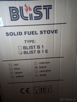Nový nevybalený kotol BLIST B1 E - nevyužité. - 2