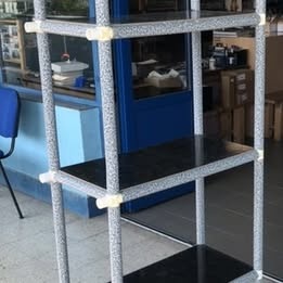 Regál z lisovaného kartónu - 4x5 políc - 2