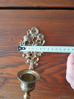 Mosadzný svietnik - 2