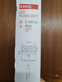 LED reflektor AGENO, EMOS 50W neutrálna biela (2ks) - 2