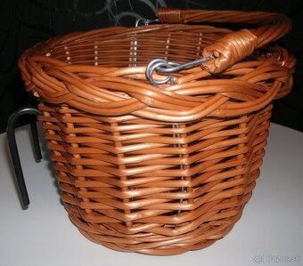 Prútený košík na detský bicykel - nový - 2