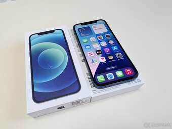 APPLE IPHONE 12 128 GB BLUE,ZDRAVIE BATERKY100% - 2