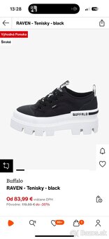 Tenisky zn. Buffalo platform (vel. 38) - 2