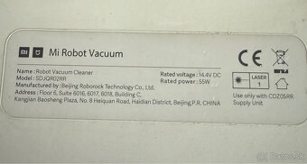 Xiaomi Mi Robot Vacuum SDJQR02RR – funkčný, kompletný set - 2