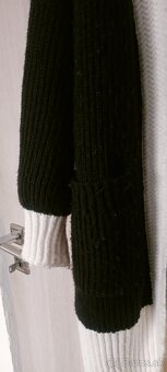 Kardigán čierno biely - 2