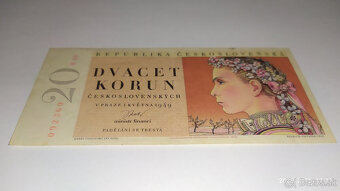20 Kčs 1949 neperforovaná - 2