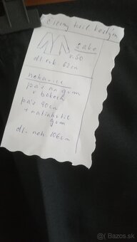 Čierny dámsky kostým +2 nohavice, sukňa, rifle - 2