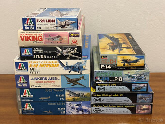 Plastikové modely lietadiel 1:72 a 1:144 - 2