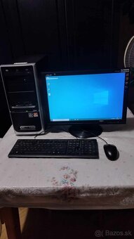 Písací stôl so skriňou + stolový počítač - 2