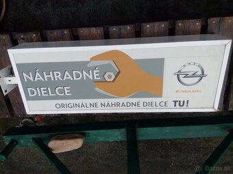 Reklamná tabula Opel. - 2