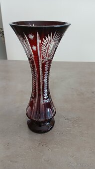 Krištáľový popolník a váza - 2