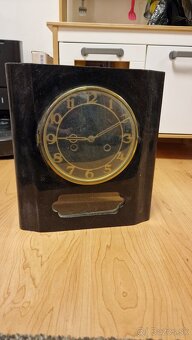 Nástenné staré art deco hodiny Chronotechna - 2