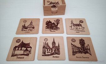 Drevené podšálky - 2