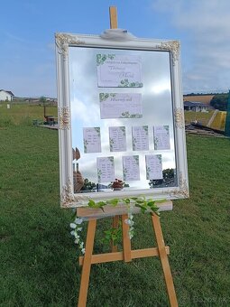 Uvitacia tabuľa/ zasadací poriadok/ kruhová fotostena - 2