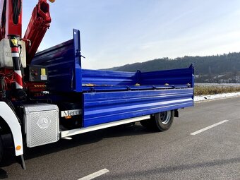 Mercedes AXOR 3-stranný sklápač Hydraulická ruka - 2