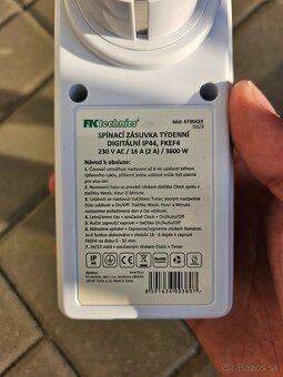 Vonkajšia digitálna spínacie zasuvka nepouzivana - 2