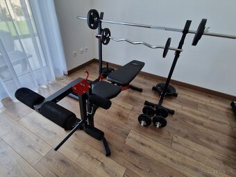 Posilňovacia lavica Marbo Sport s komplet príslušenstvom - 2
