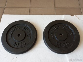 Železné kotúče/závažia 2x15kg, 2 x 20 kg,2 x 25 kg,2 x 30 kg - 2