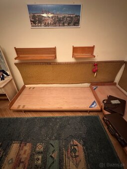 Retro drevené postele – 2 kusy - 2