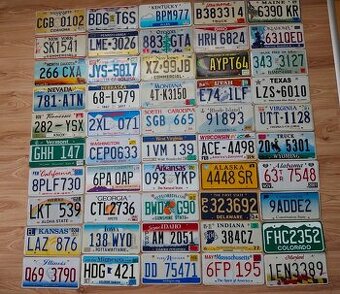 americke spz 50 statov - 2